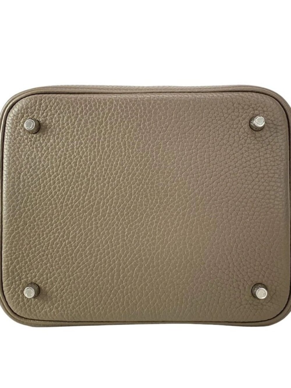 HERMES Picotin Lock MM - Etoupe Taurillon Clemence Y Handbag - Picture 5 of 16